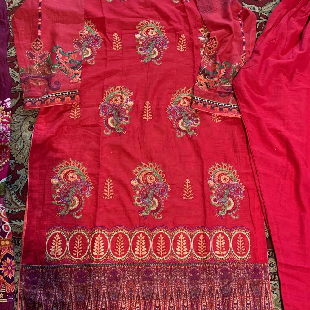 New winter khaadar Salwar Kameez xxl rajbari